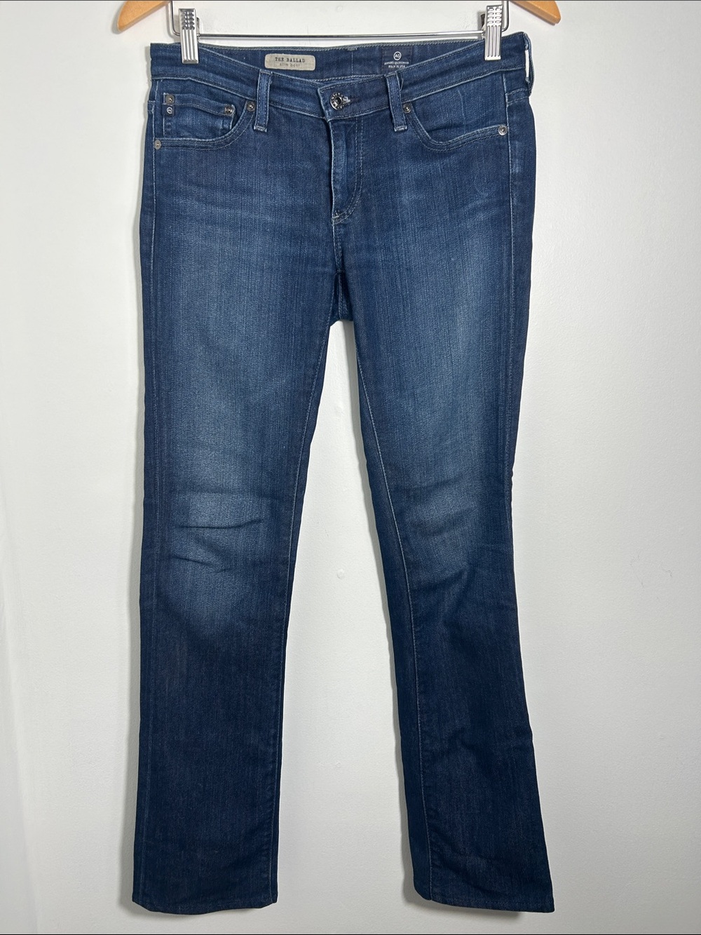 AG Adriano Goldschmied The Ballad Slim Boot Jeans Dark Wash Made in USA Size 29